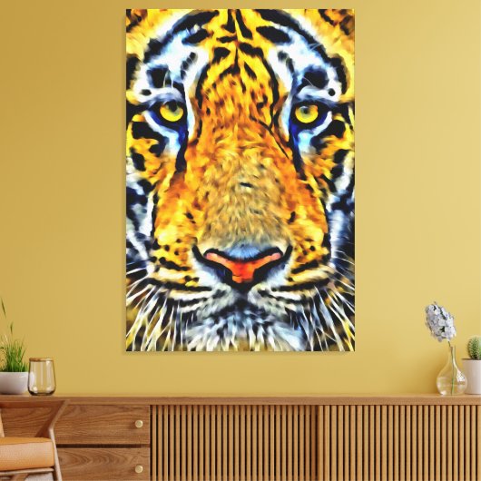 Mijn digitale kunstborstel canvas afdruk (Insitu (Woonkamer))