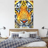 Mijn digitale kunstborstel canvas afdruk (Insitu (Slaapkamer))