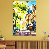 Mijn digitale kunstborstel canvas afdruk (Insitu (Woonkamer))