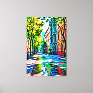 Mijn digitale kunstborstel canvas afdruk