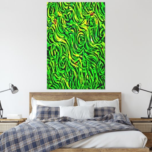 Mijn digitale kunstborstel canvas afdruk (Insitu (Slaapkamer))