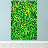 Mijn digitale kunstborstel canvas afdruk (Insitu (Houten vloer))