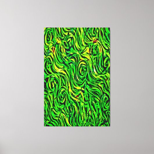 Mijn digitale kunstborstel canvas afdruk (Voorkant)