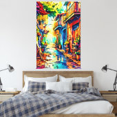 Mijn digitale kunstborstel canvas afdruk (Insitu (Slaapkamer))