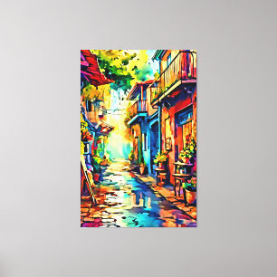 Mijn digitale kunstborstel canvas afdruk