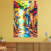 Mijn digitale kunstborstel canvas afdruk (Insitu (Woonkamer))