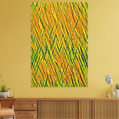 Mijn digitale kunstborstel canvas afdruk (Insitu (Woonkamer))