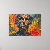 Mijn digitale kunstborstel canvas afdruk (Voorkant)