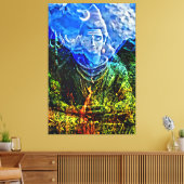Mijn digitale penseel voor kunst canvas afdruk (Insitu (Woonkamer))
