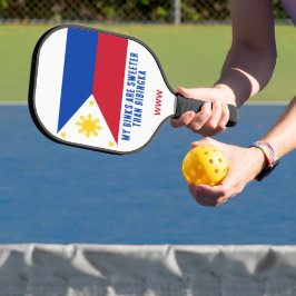 MIJN DINKs ZOETER DAN BIBINGKA Leuk Filipijns Pickleball Paddle