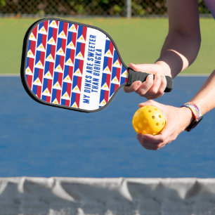 MIJN DINKT JE SAPPIGER DAN BIBINGKA Leuk Filipijne Pickleball Paddle