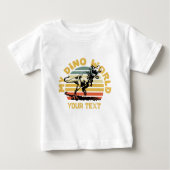 Mijn Dino World Baby Fijne Jersey T-shirt (Voorkant)