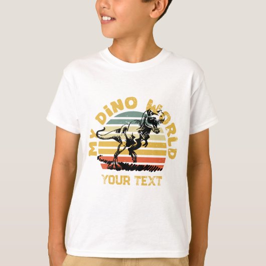 Mijn Dino World T-shirt (Voorkant)