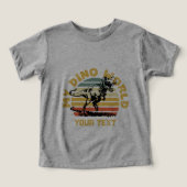 Mijn Dino World Tri-blend (Design voorkant)