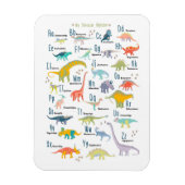 Mijn Dinosaur Alphabet Magneet (Verticaal)