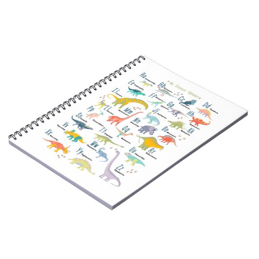 Mijn Dinosaur Alphabet Notitieboek (Linkerzijde)