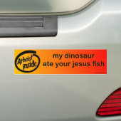 mijn dinosaurus bumpersticker (Op auto)