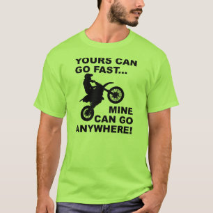 Mijn Dirt Bike Motocross T-shirt kan overal naar t