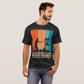 Mijn discus rustig gooien, perfect gericht, grappi t-shirt (Voorkant volledig)