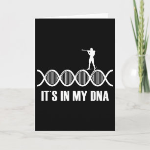 Mijn Dna Biatlon Vingerafdruk Skiën Slogan Schiete Kaart