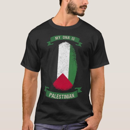 Mijn DNA is Palestijns Shirt vrij Palestina G (Voorkant)