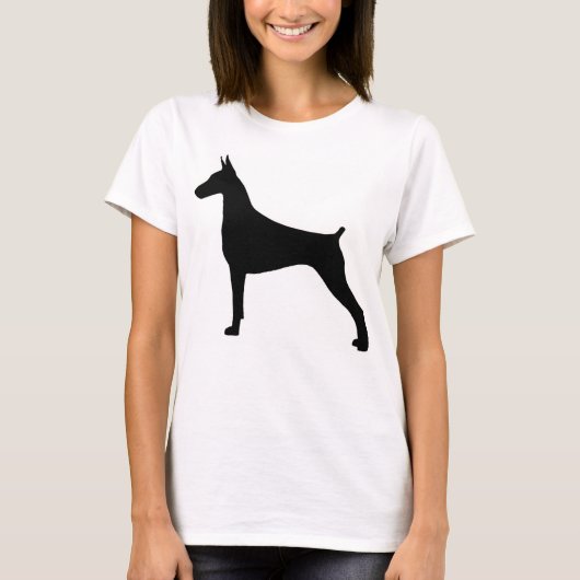 Mijn Doberman heeft mijn rug T-shirt (Voorkant)