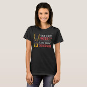 Mijn Dobermann Leeft Met Een Verdrietig Persoon T-shirt (Voorkant volledig)