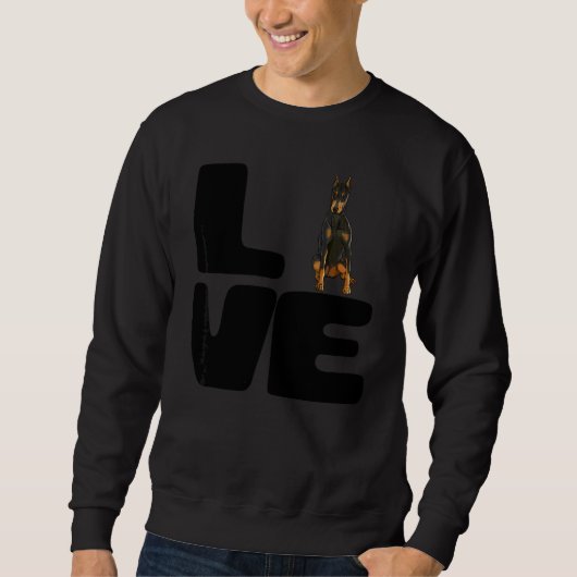 Mijn Dobermann Pinscher Hond Liefhebben Trui (Voorkant)