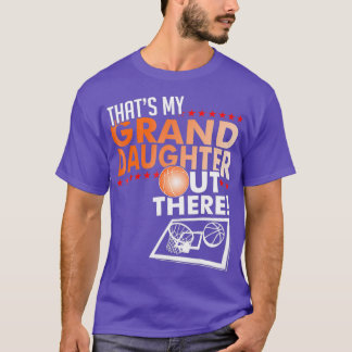 Mijn dochter Basketball Grandpa Grandma T-shirt
