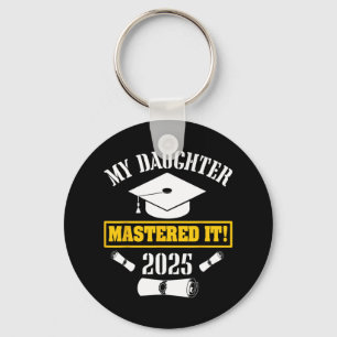 Mijn dochter beheerst het CL van 2025 Masters Grad Sleutelhanger