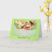 Mijn dochter...een moeder kaart (Gele Bloem)