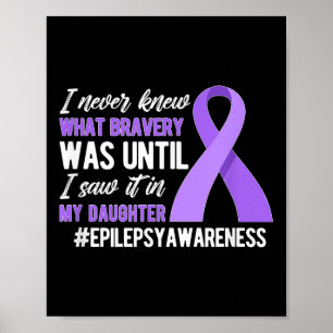 Mijn dochter Epilepsie Krijger Moeder Epilepsie Poster
