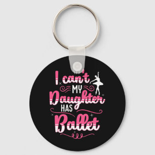 Mijn dochter heeft geballet dansen sleutelhanger