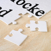 Mijn dochter heeft geen Hockey nodig... ze heeft e Legpuzzel (Zijkant)