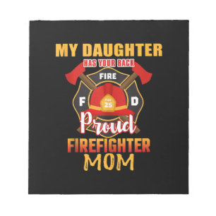 Mijn dochter heeft je achterste brandweerman notitieblok