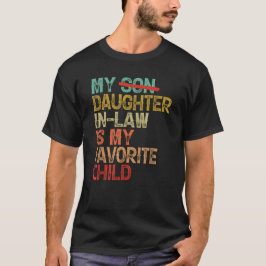Mijn dochter in de wet is mijn favoriete kinderret t-shirt