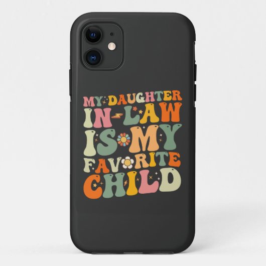 Mijn dochter in de wet is mijn favoriete kinderwag Case-Mate iPhone case (Achterkant)