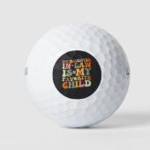 Mijn dochter in de wet is mijn favoriete kinderwag golfballen (Voorkant)
