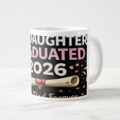 Mijn dochter is afgestudeerd 2026 grote koffiekop (Voorkant rechts)