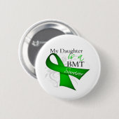 Mijn dochter is beenmergtransplantatie ronde button 5,7 cm (Voorkant /achterkant)