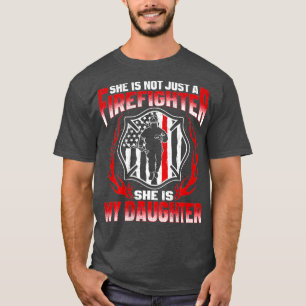 Mijn dochter is brandweerman, Hero Proud Fire Mam T-shirt