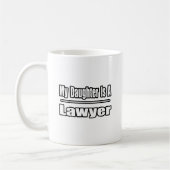 Mijn dochter is een advocaat koffiemok (Links)