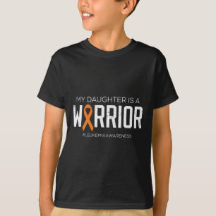 Mijn dochter is een strijder tegen leukemie t-shirt