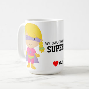 mijn dochter is een superheld koffiemok