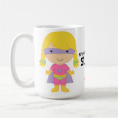 mijn dochter is een superheld koffiemok (Links)