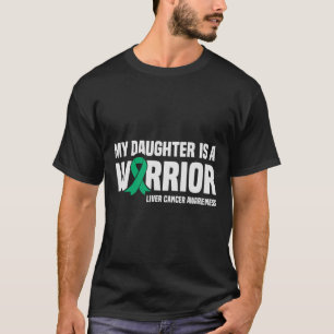 Mijn dochter is een Warrior Green Ribbon Leverkank T-shirt