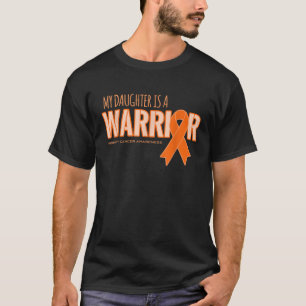 Mijn dochter is een Warrior Kidney Cancer Awarenes T-shirt