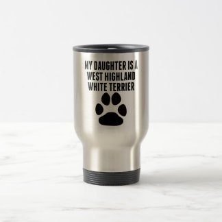 Mijn dochter is een Witte Terrier uit West Highlan Reisbeker