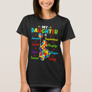 Mijn dochter is Geweldige Puzzle Autism Awareness  T-shirt