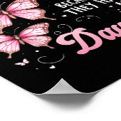 Mijn dochter is mijn beschermengel in de Hemel Mem Poster (Hoek)